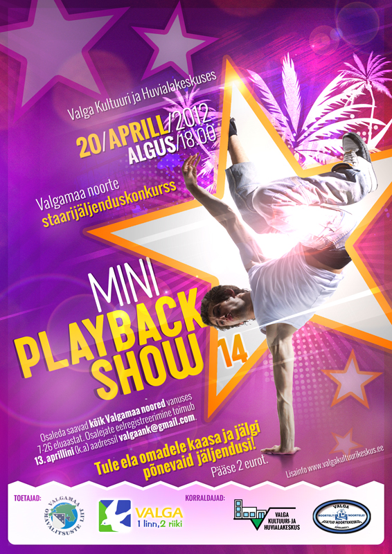 Mini Playbackshow 2012 plakat