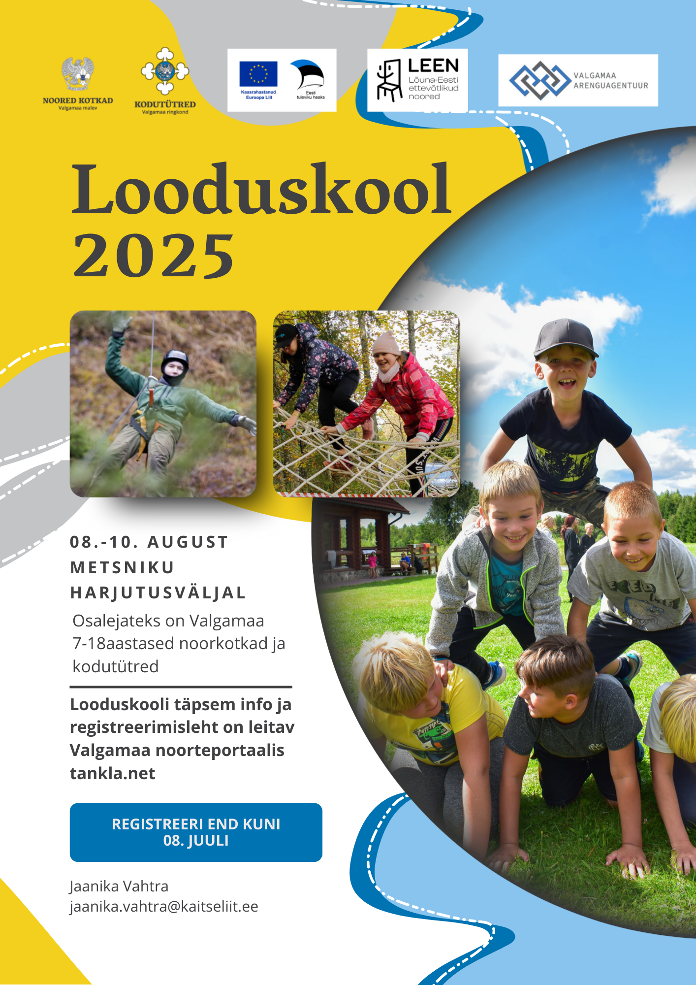 Looduskool 2025 - seiklus looduse keskel ootab!