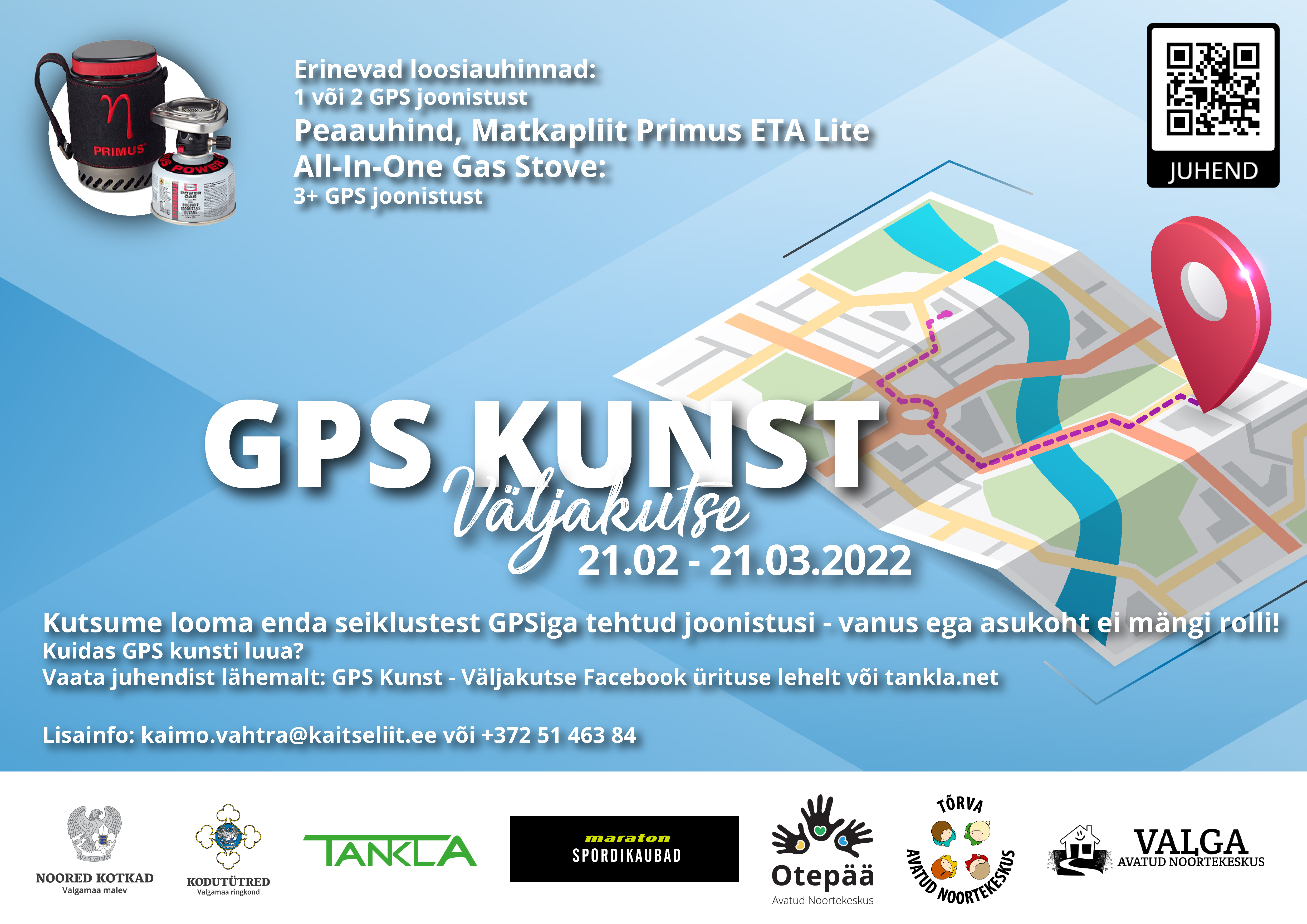 Võta osa aktiivsest GPS kunstiloomingust
