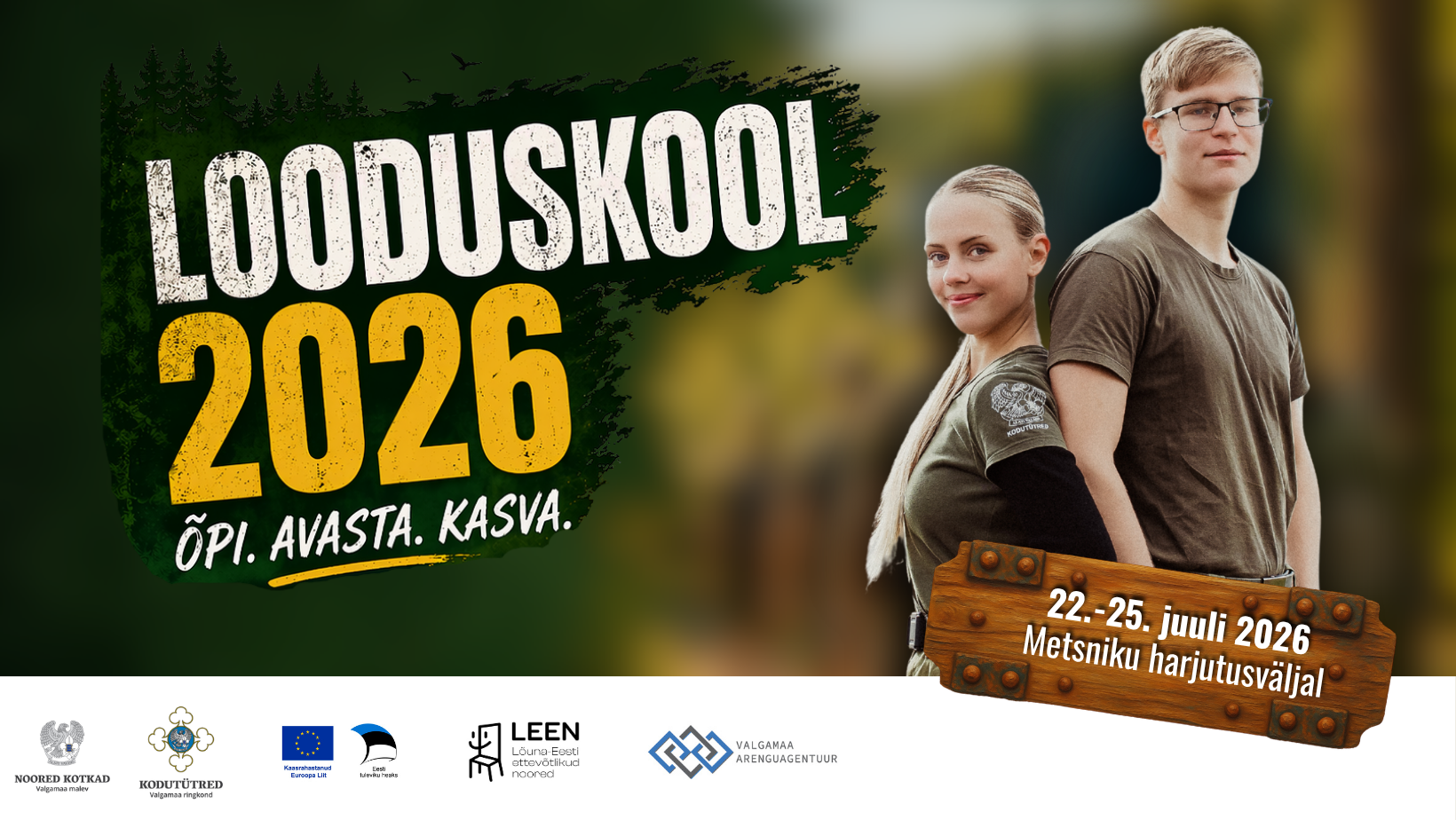 Müstiline Looduskool 2026 kutsub noori seiklema! 🌿✨