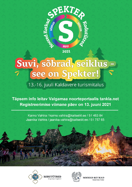 Spekter kutsub praktilistest tegevustest osa saama