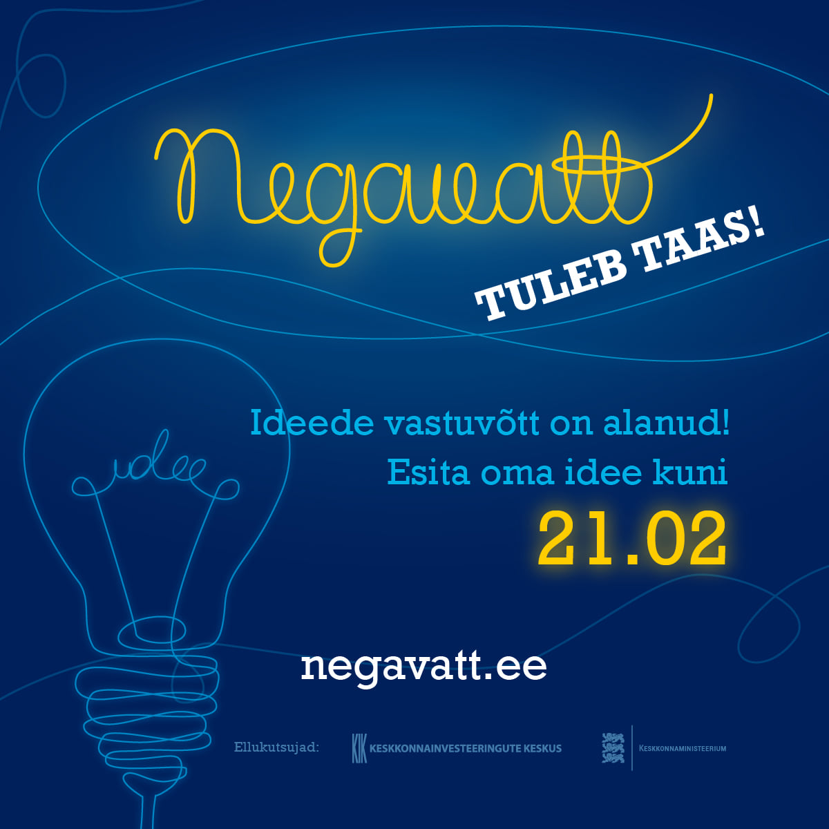 Negavatt ootab ideid ja lahendusi keskkonna säästmiseks