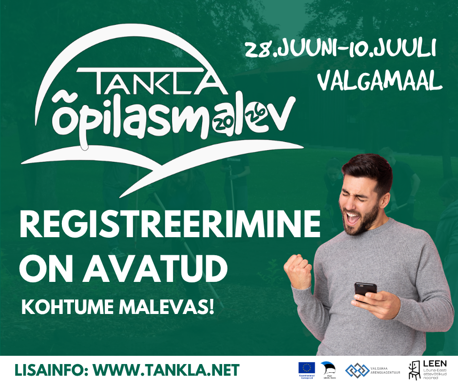 Valgamaa Õpilasmalev 2026 ootab noori kandideerima