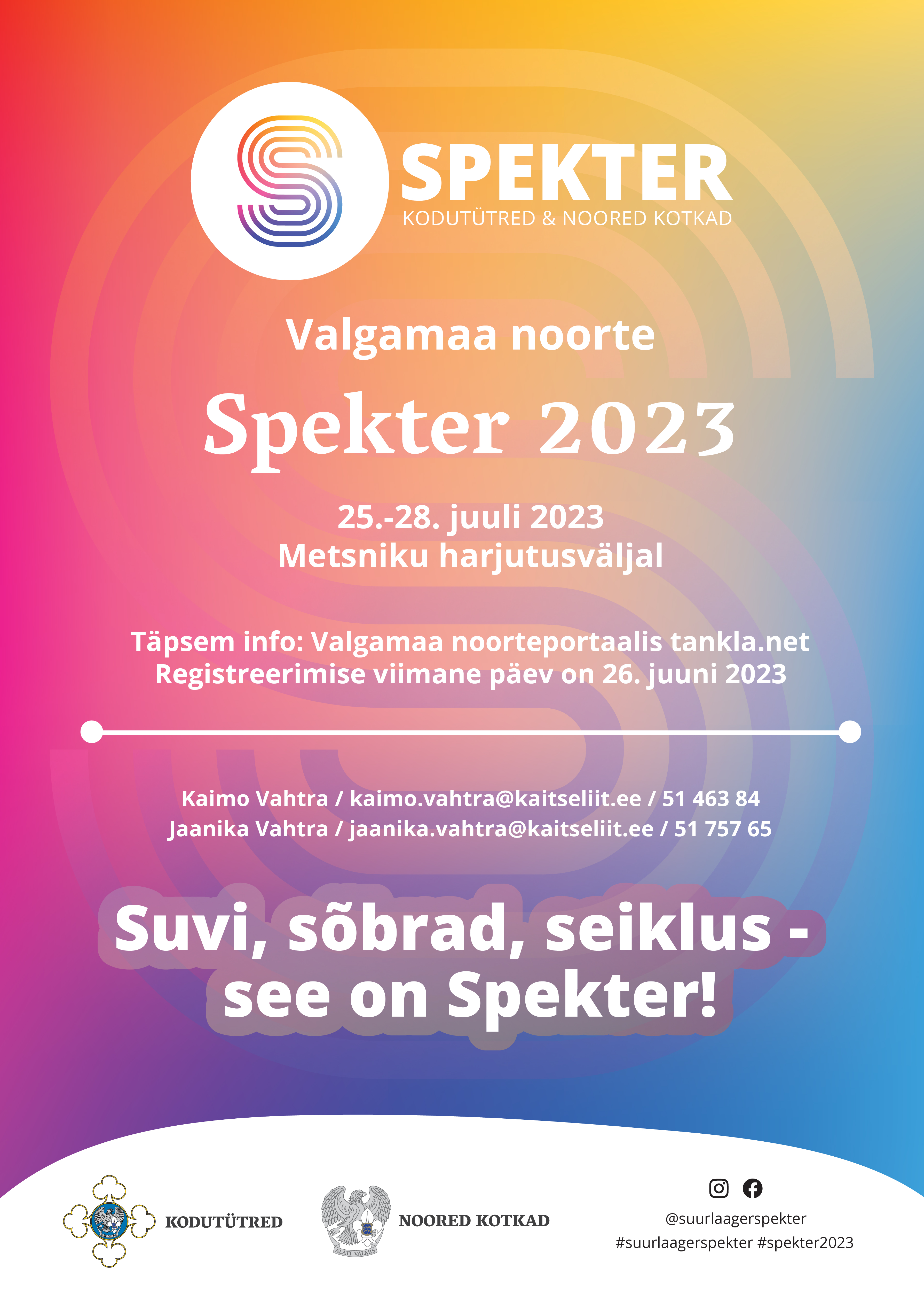 Spekter 2023 Valgamaa noortele