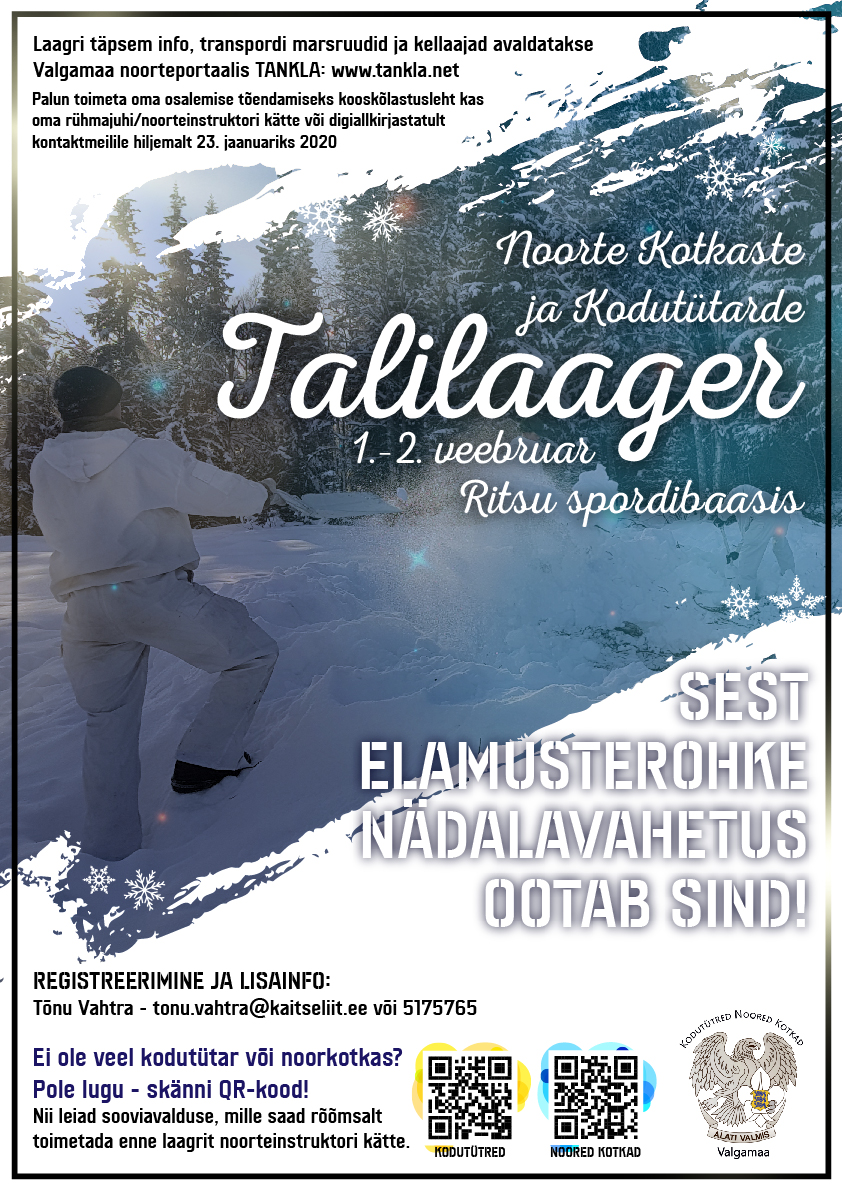 Elamusterohke talilaager ootab sind!