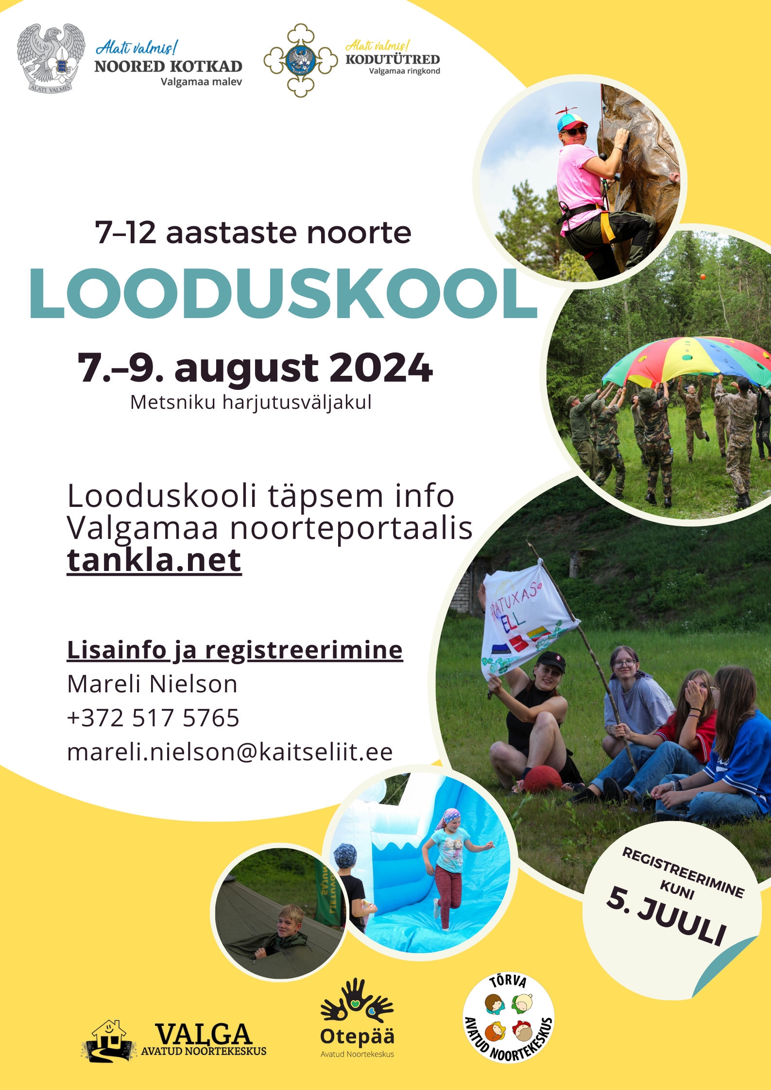 Seikluslike teadmistega Looduskool tuleb ka sel suvel!