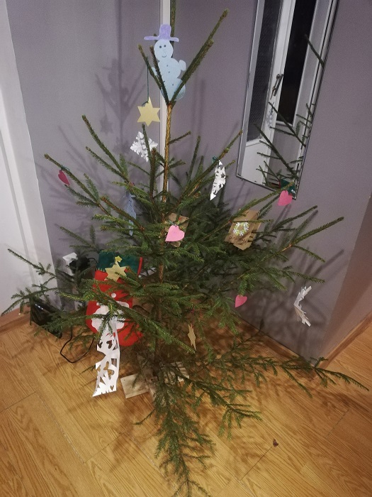 wohnung christbaum